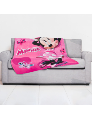 Plaid per bambini in pile Minnie Disney