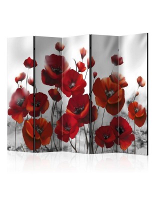 Paravento  Poppies in the Moonlight II [Room Dividers]