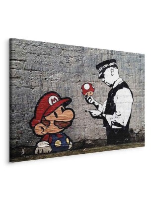 Quadro Mario and Cop by Banksy