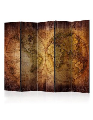 Paravento  World on old map II [Room Dividers]