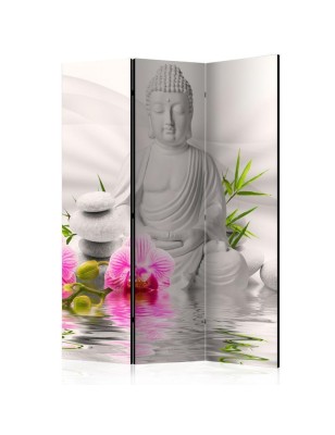 Paravento  Buddha and Orchids [Room Dividers]