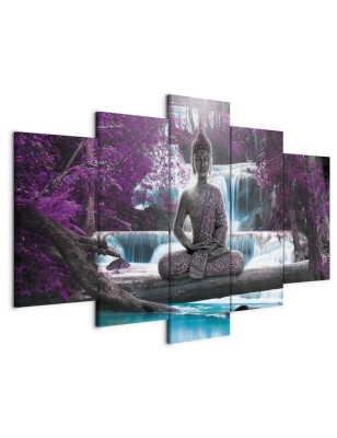 Quadro Cascata e Buddha