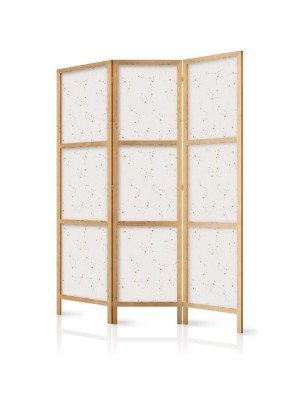 Paravento giapponese - Star Map - Delicate Constellations in Warm Shades