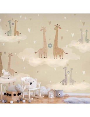 Carta da parati - Giraffes in Love