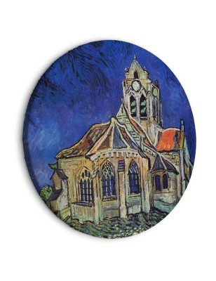 Quadro rotondo - The Church at Auvers (Vincent van Gogh)