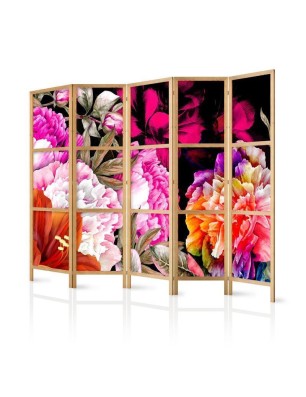 Paravento giapponese Bouquet floreale 5 ante