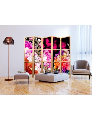 Paravento giapponese Bouquet floreale 5 ante