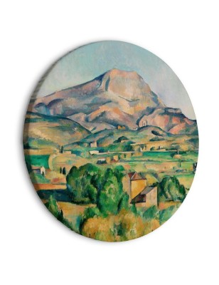 Quadro rotondo - Mont Sainte-Victoire (Paul Cézanne)