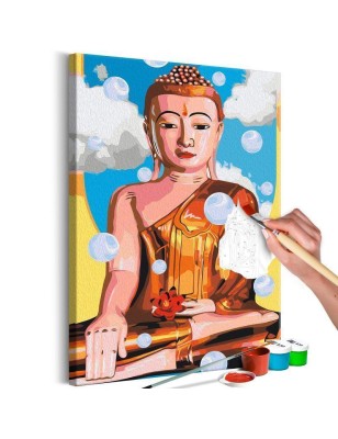 Quadro fai da te - Levitating Buddha